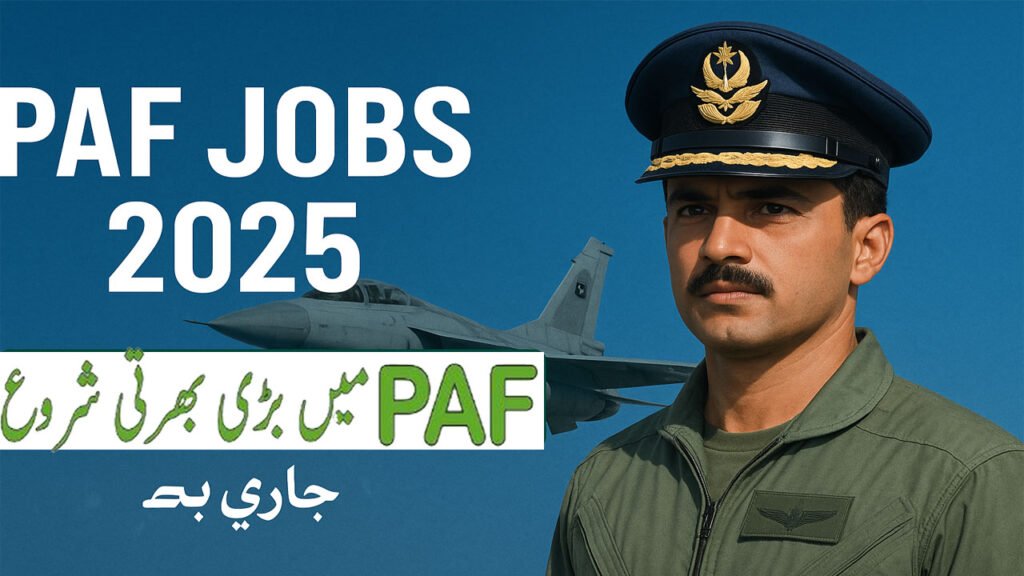 PAF Jobs 2025 | Join Pakistan Air Force (Online Registration Open Now)