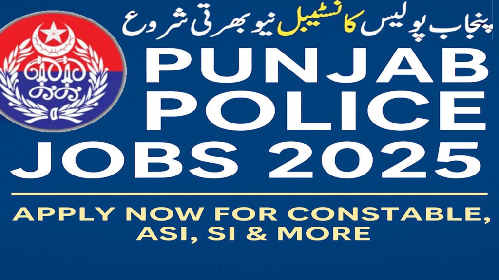 Punjab Police Jobs 2025 | Apply Now for Constable, ASI, SI Vacancies