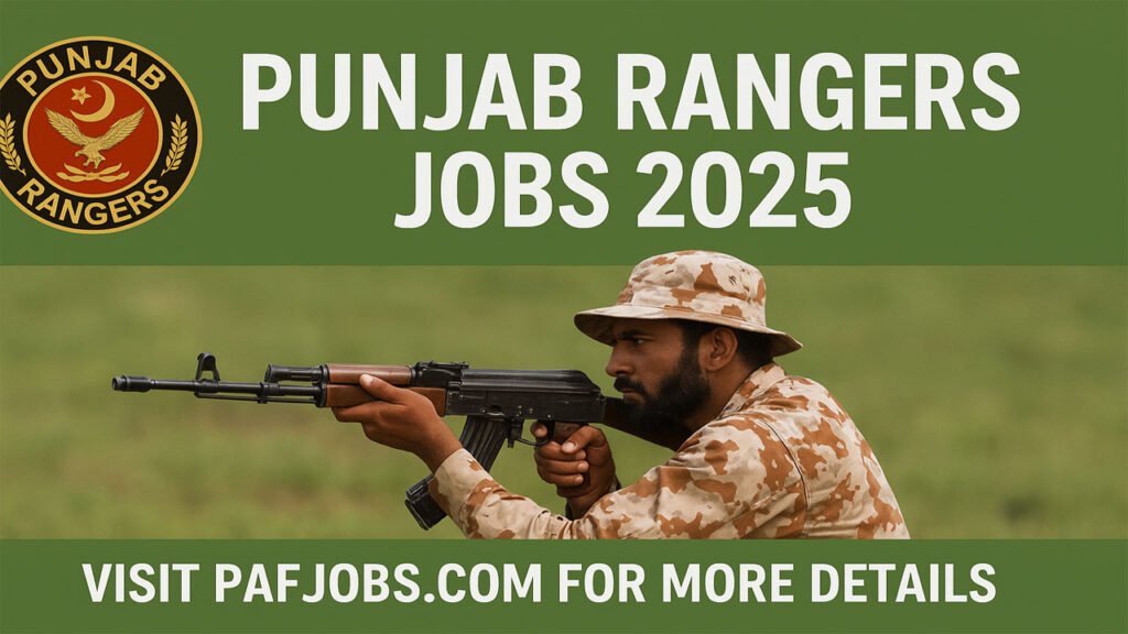 Punjab Rangers Jobs 2025 – Apply Online
