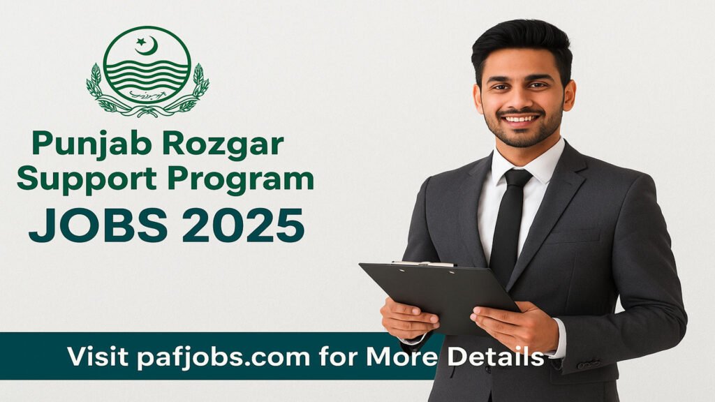 Punjab Rozgar Support Program Jobs 2025 – Apply Online